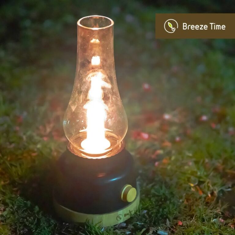 3種の光源！おしゃれなガラス製「BreezeTime」LEDテーブルランタン レビュー